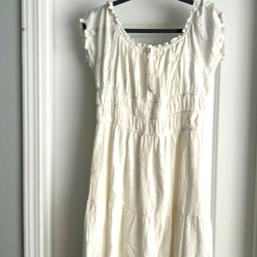 Off White Long SunDress